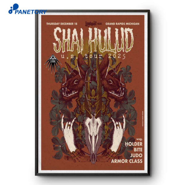 Shai Hulud Grand Rapids Dec 18 2025 Poster