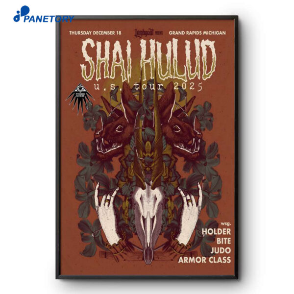 Shai Hulud The Pyramid Scheme Grand Rapids MI Dec 18 2025 Poster
