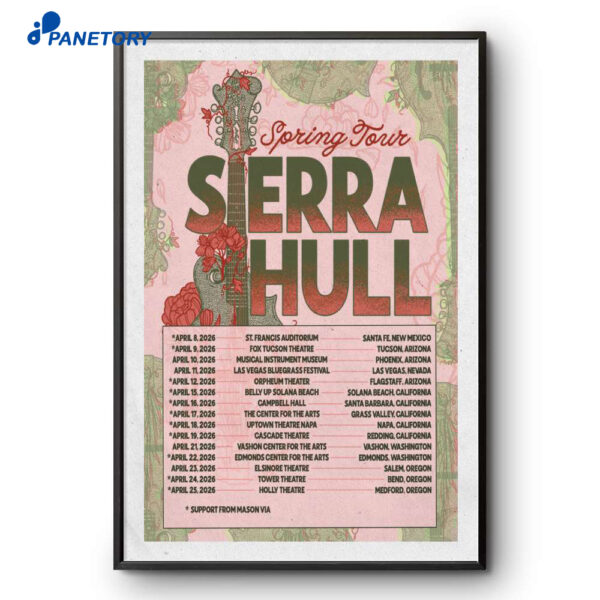 Sierra Hull Tour Spring 2026 Poster