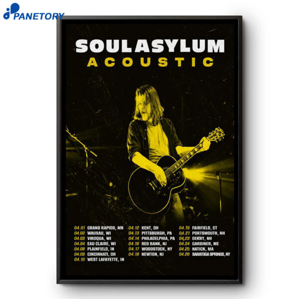 Soul Asylum Acoustic Tour April 2026 Poster