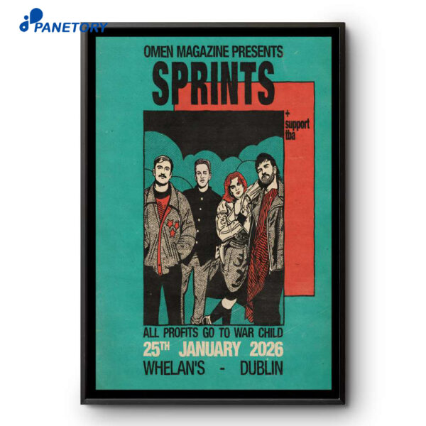 Sprints Dublin Ireland Jan 25 2026 Poster