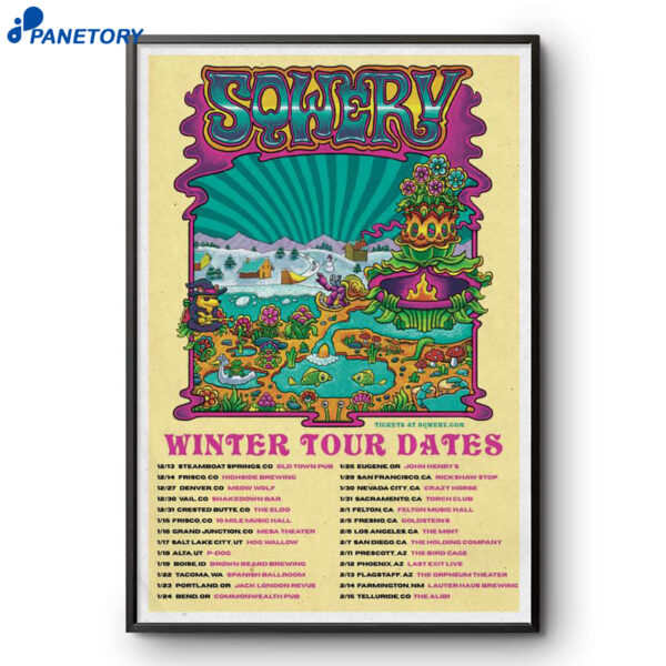 Sqwerv Tour Jan - Feb 2026 Poster