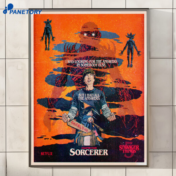 Stranger Things 5 Chapter Four Sorcerer Poster
