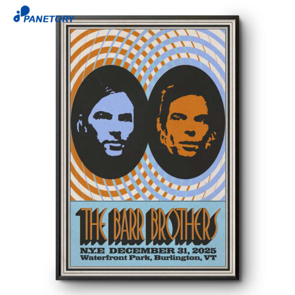 The Barr Brothers Waterfront Park Burlington VT December 31 2025 Poster