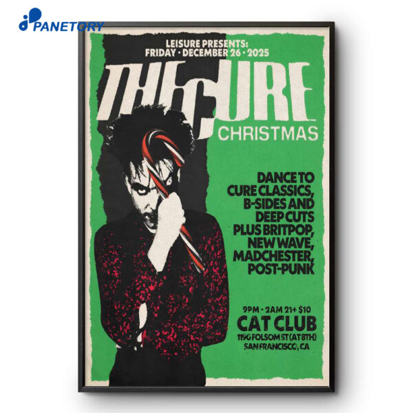 The Cure Cat Club San Francisco CA Dec 26 2025 Poster