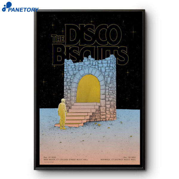 The Disco Biscuits College Street Music Hall New Haven CT Dec 27 2025 Poster