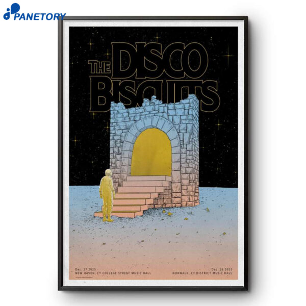 The Disco Biscuits New Haven Dec 27 And 28 2025 Poster