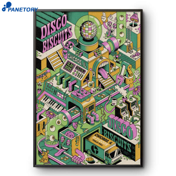 The Disco Biscuits Thalia Hall Chicago IL Dec 20-21 2025 Poster