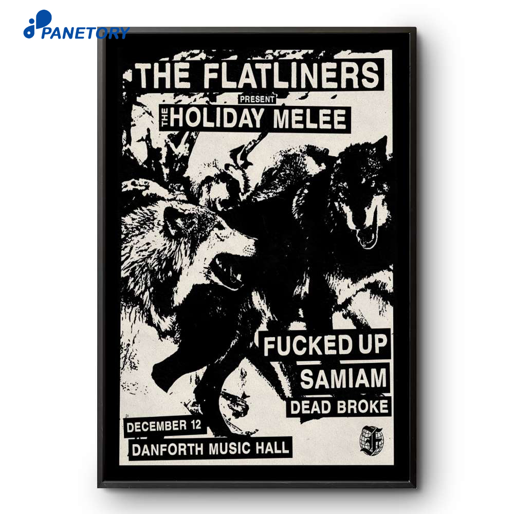 The Flatlinerstoronto On Dec 12 2025 Poster 2 The Flatlinerstoronto On Dec 12 2025 Poster