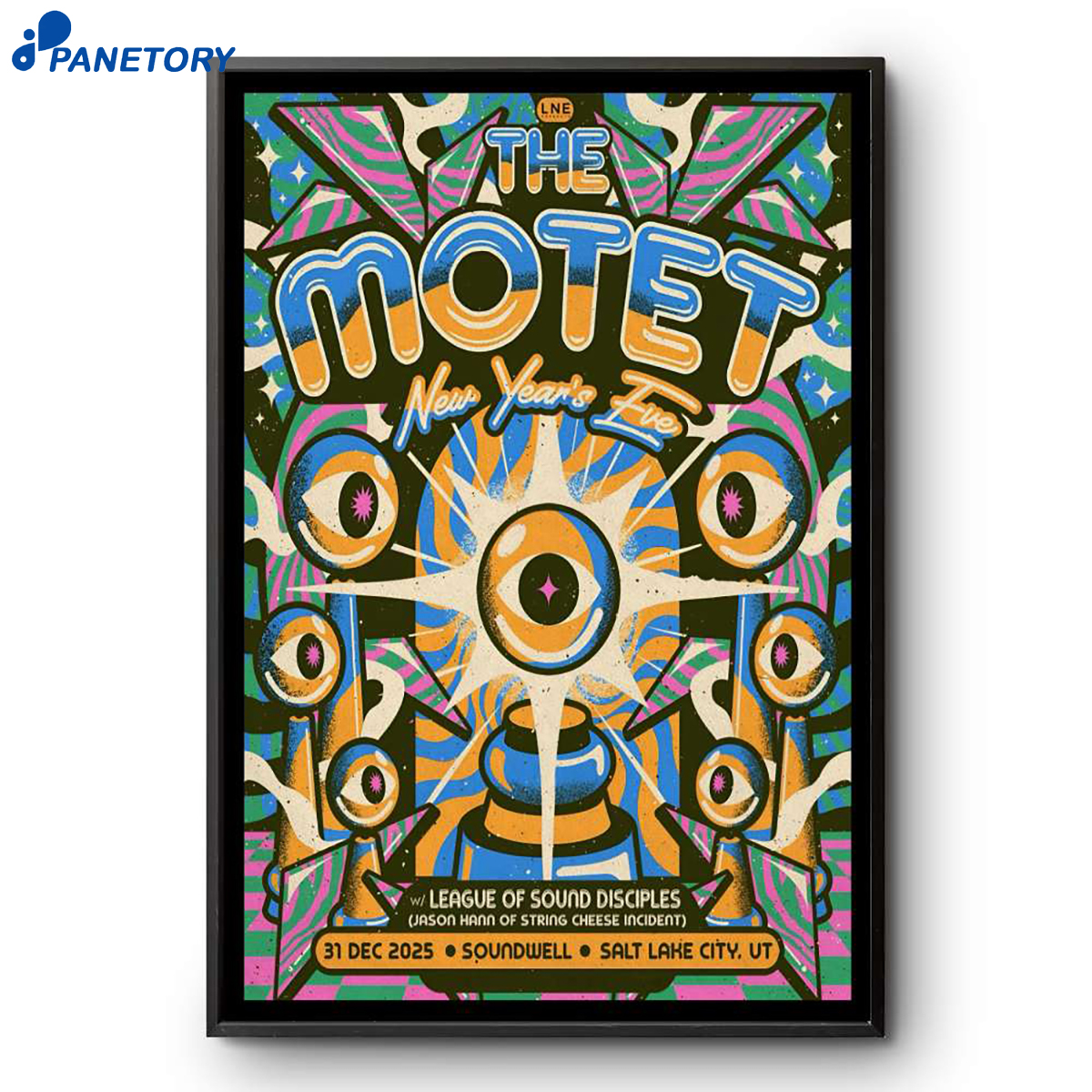 The Motet Salt Lake City Ut Dec 31 2025 Poster 2 The Motet Salt Lake City Ut Dec 31 2025 Poster
