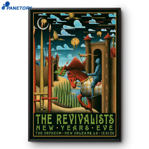 The Revivalists New Orleans LA Dec 31 2025 Poster