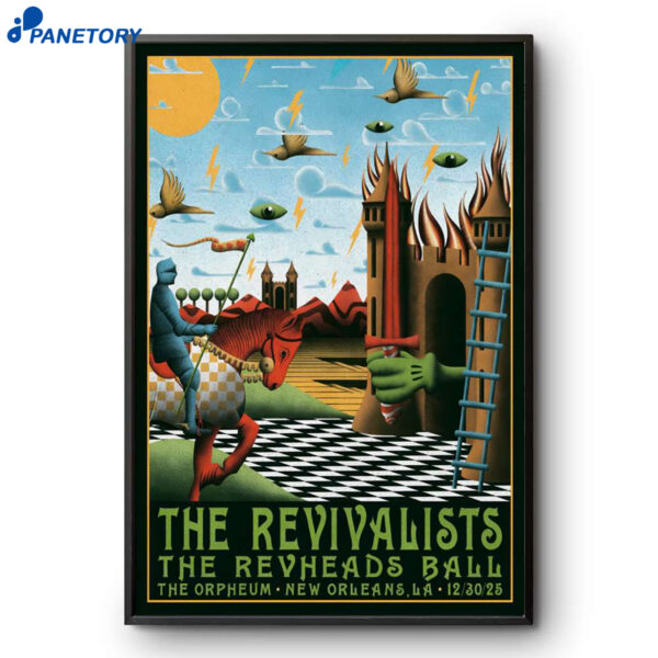 The Revivalists Orpheum Theater New Orleans LA Dec 30 2025 Poster