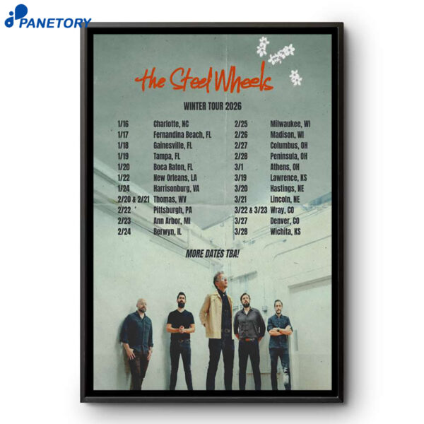 The Steel Wheels Winter Shows 2026 Poster