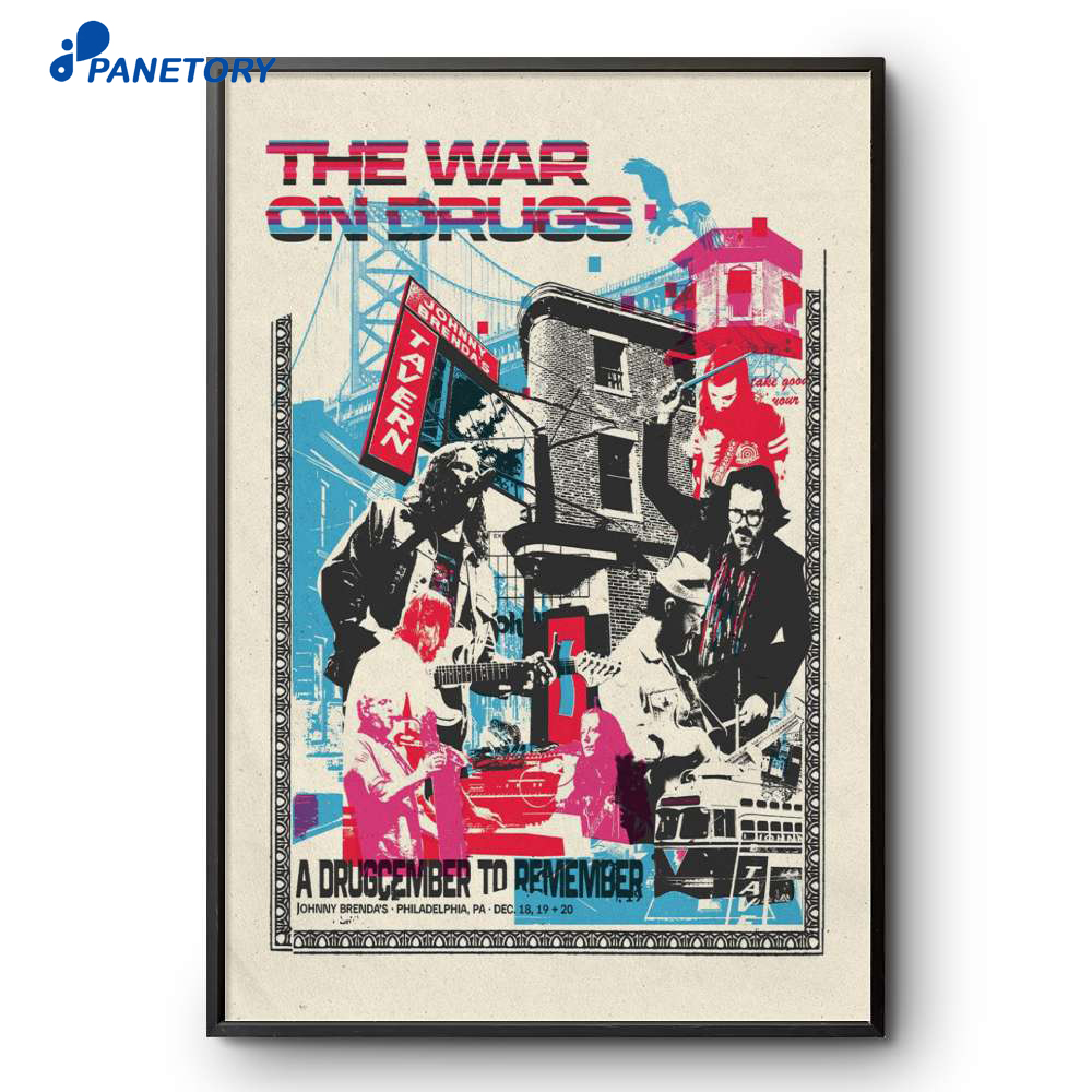 The War Drugs Philadelphia Pa Dec 18 - 20 2025 Poster 2 The War Drugs Philadelphia Pa Dec 18 - 20 2025 Poster
