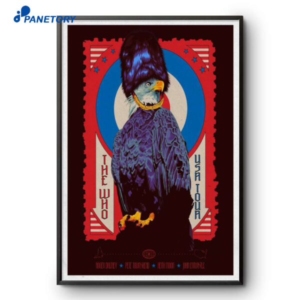 The Who Usa Tour 2025 Poster