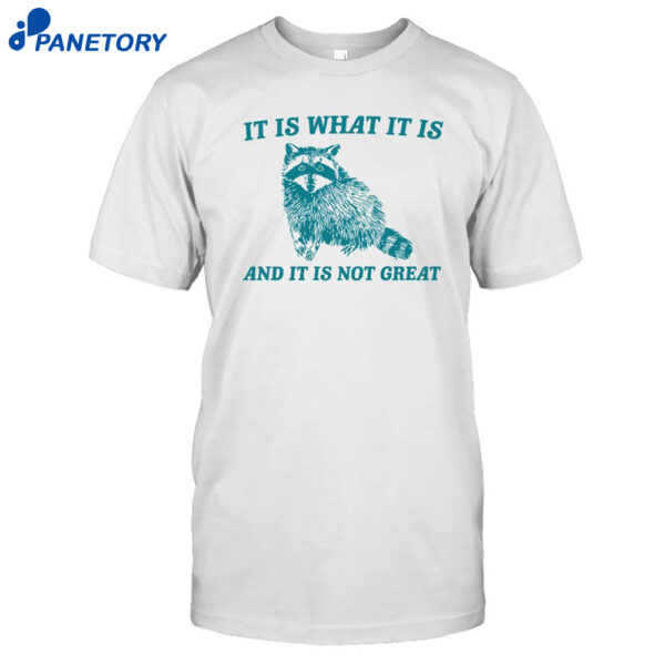 Tracketpacer It Is What It Is And It Is Not Great Shirt