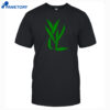 Trimset Green On Black Shirt