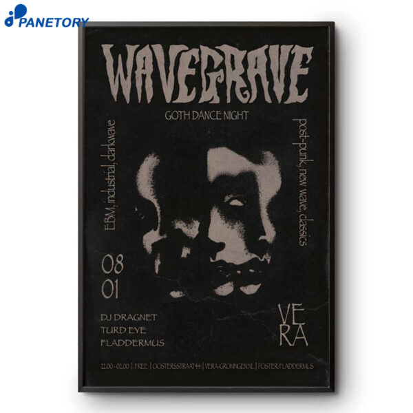 WAVEGRAVE Vera Groningen Netherlands Jan 8 2026 Poster