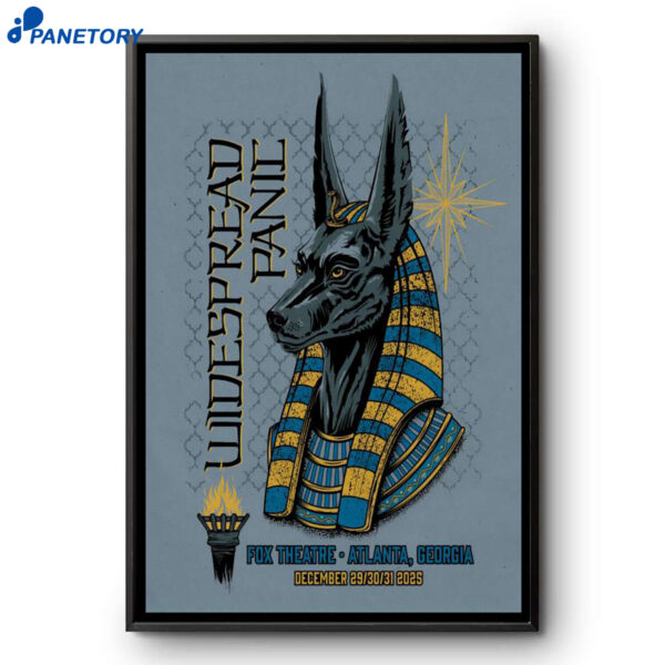 Widespread Panic Atlanta GA Dec 29-31 2025 Poster