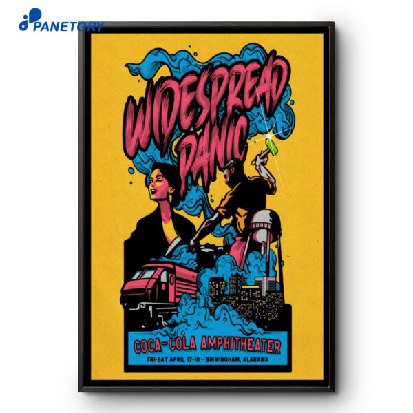 Widespread Panic Birmingham AL Apr 17-18 2026 Poster