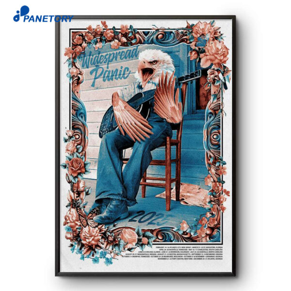 Widespread Panic Celebrate Panic’s Shows 2025 Poster