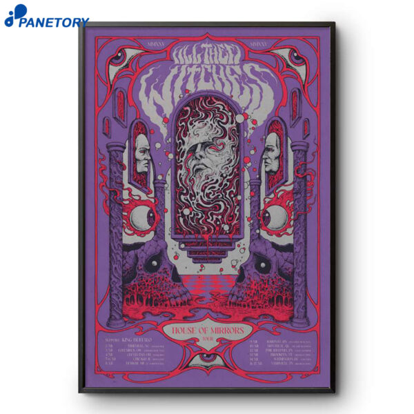 All Them Witches Tour House Of Mirrors 2026 Poster