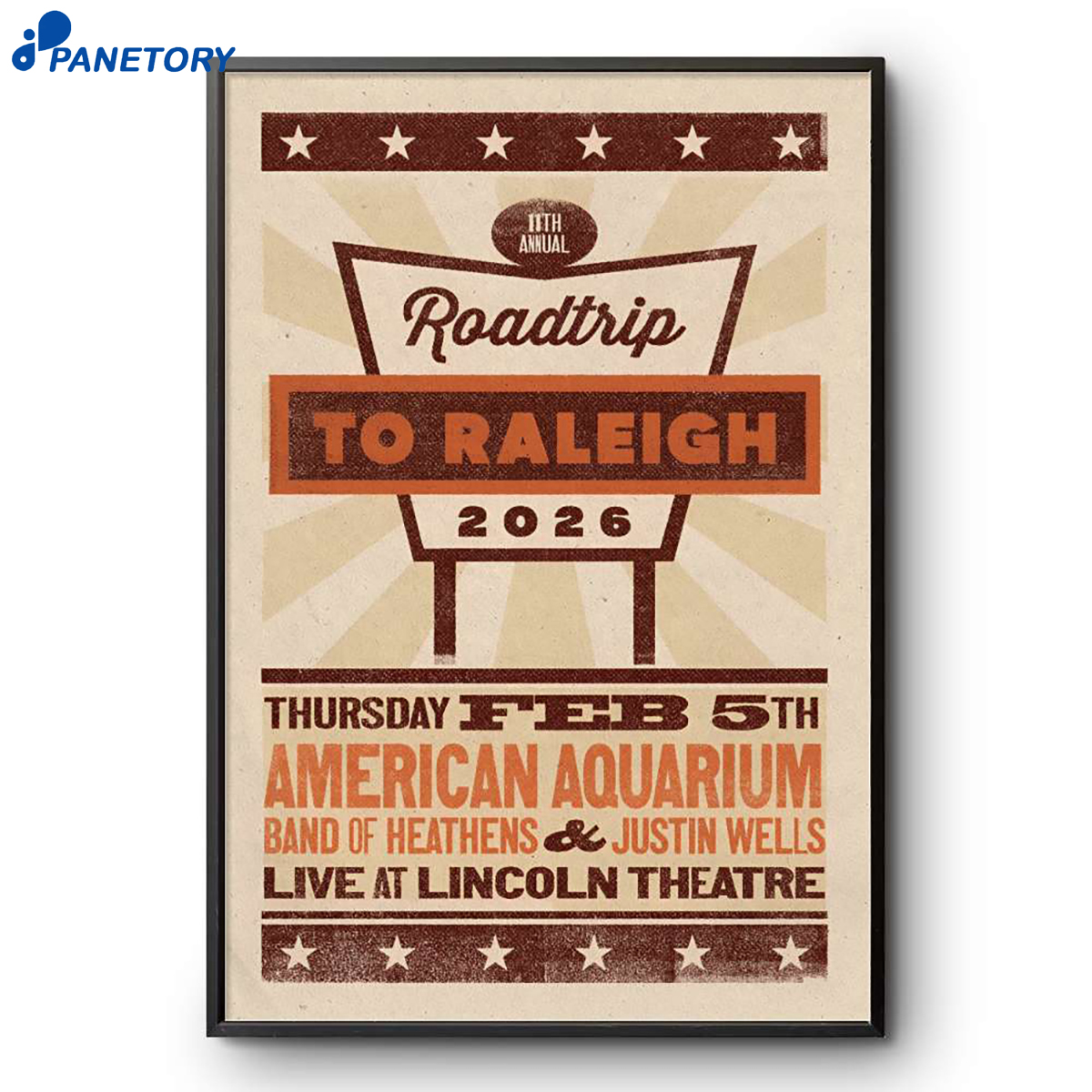 American Aquarium Tour Raleigh Nc Feb 5 2026 Poster 2 American Aquarium Tour Raleigh Nc Feb 5 2026 Poster