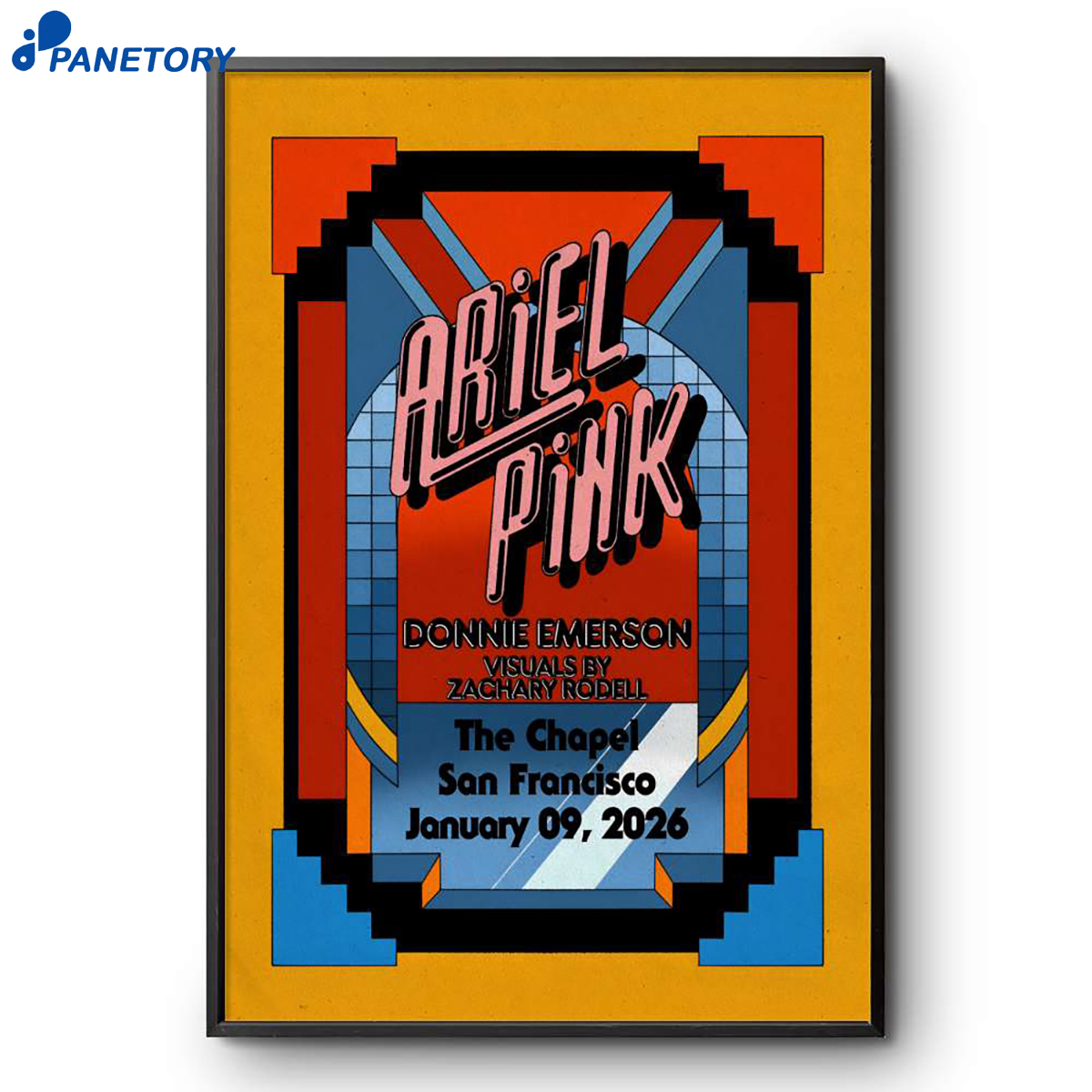 Ariel Pink The Chapel San Francisco Ca Jan 9 2026 Poster 2 Ariel Pink The Chapel San Francisco Ca Jan 9 2026 Poster