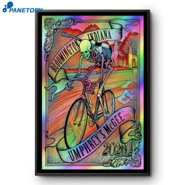 Bloomington Umphrey's Mcgee Jan 29 2026 Poster