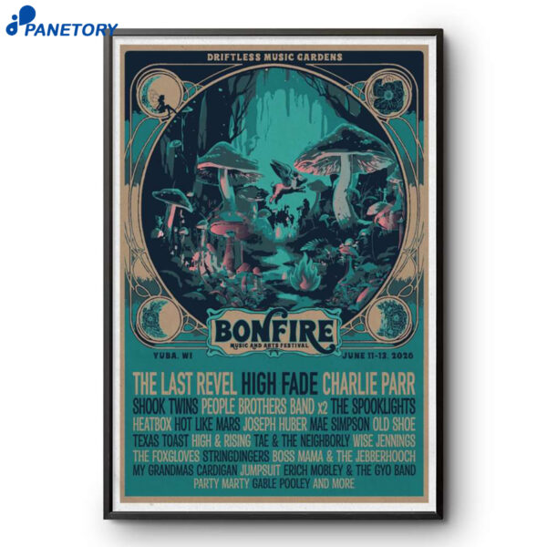 Bonfire Yaba WI June 11-13 2026 Poster