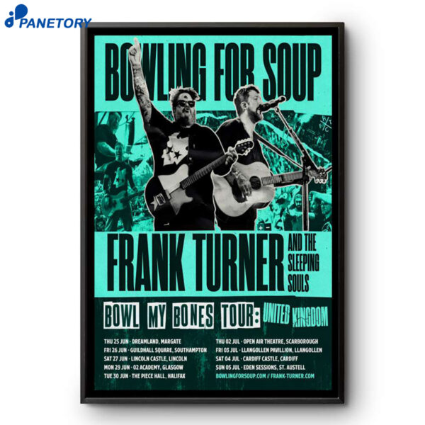 Bowling For Soup Bowl My Bones Tour UK 2026 Poster