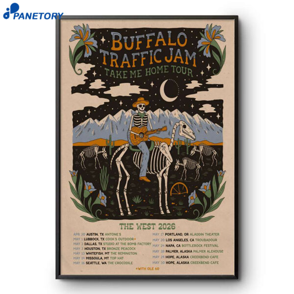 Buffalo Traffic Jam Take Me Home Tour 2026 Poster
