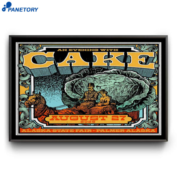 CAKE Palmer Borealis Theatre Aug 27 2026 Poster