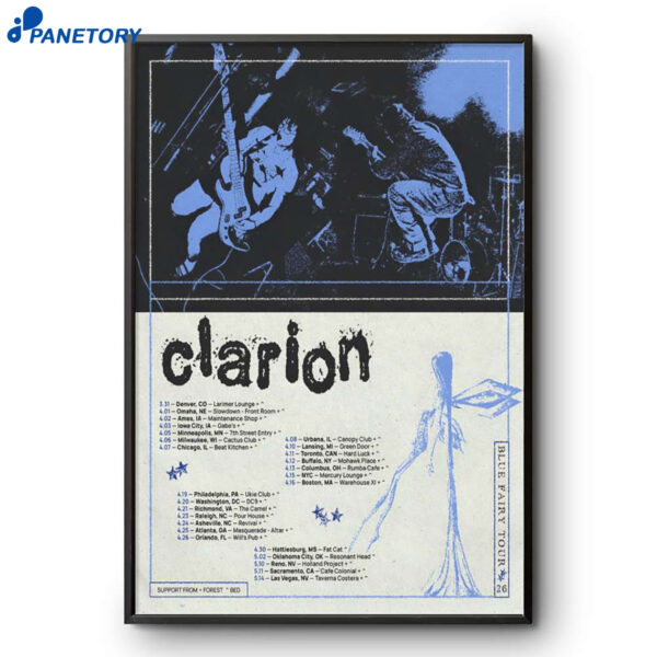 Clarion Blue Fairy Shows 2026 Poster