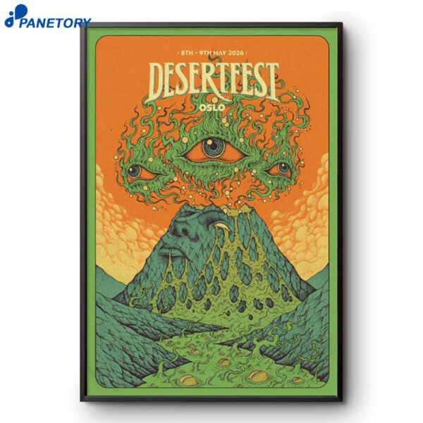 Desertfest Oslo Norway May 8-9 2026 Poster