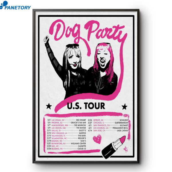 Dog Party US Tour 2026 Poster
