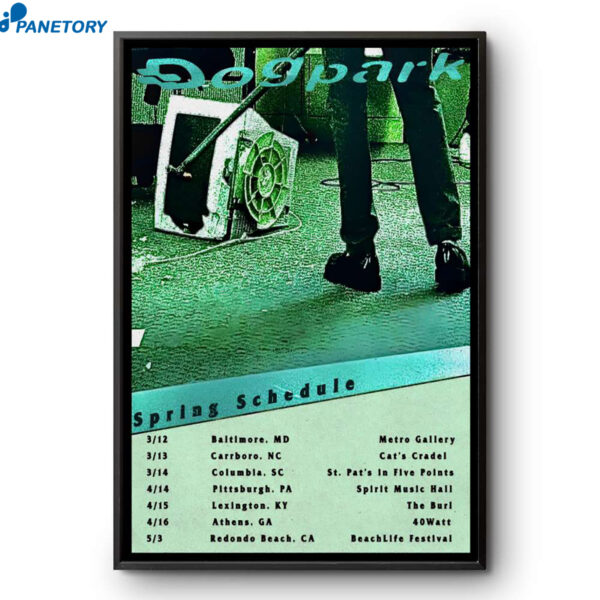 Dogpark Spring Schedule Shows 2026 Poster