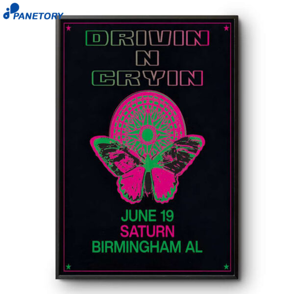 Drivin N Cryin Event Birmingham Al Jun 19 2026 Poster