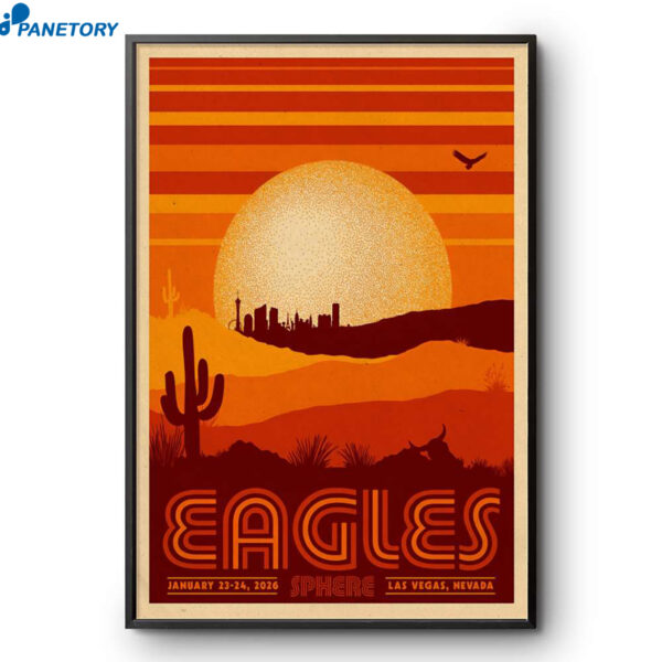 Eagles Las Vegas NV Jan 23-24 2026 Poster