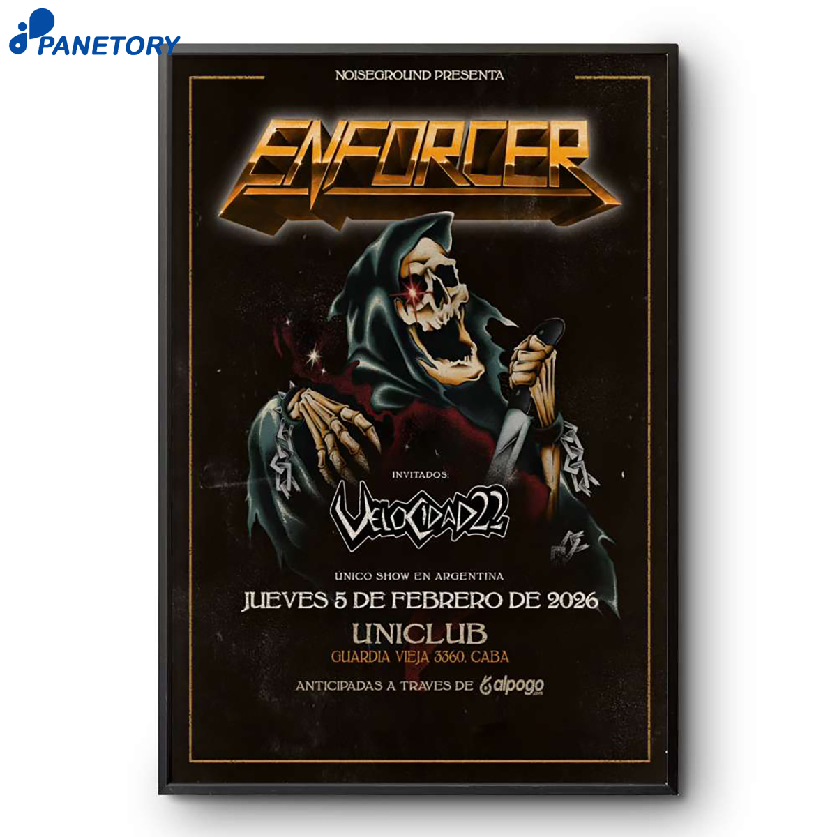 Enforcer Buenos Aires Argentina Feb 5 2026 Poster 2 Enforcer Buenos Aires Argentina Feb 5 2026 Poster