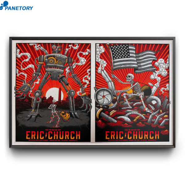 Eric Church Washington Jan 22-23 2026 Poster