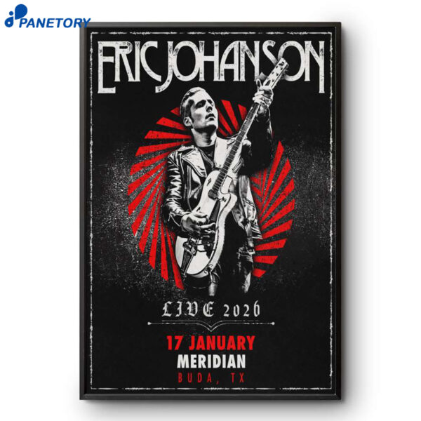 Eric Johanson Buda TX Jan 17 2026 Poster