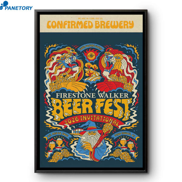 Firestone Walker Beer Fest Paso Robles CA May 30 2026 Poster