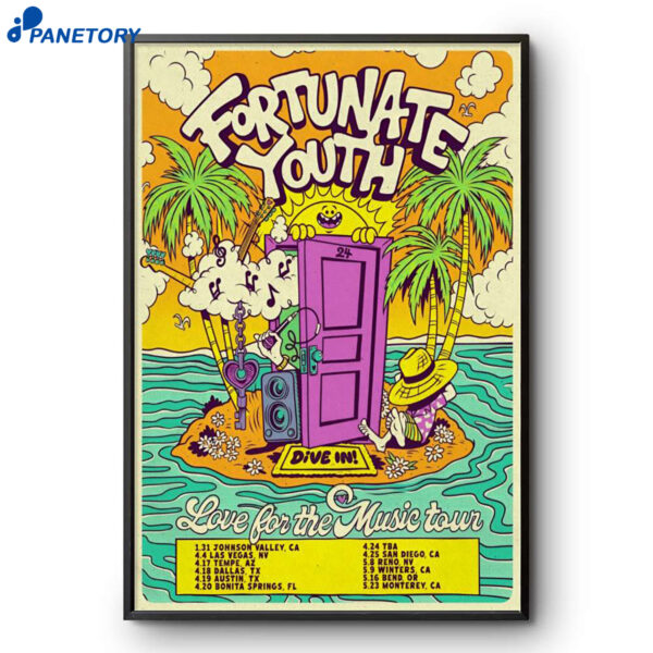 Fortunate Youth Love For The Music Tour 2026 Poster