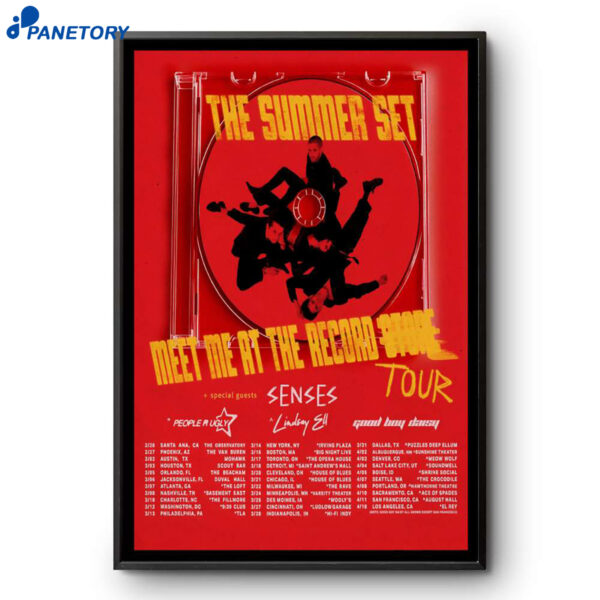Good Boy Daisy Tour Meet Me The Record 2026 Poster
