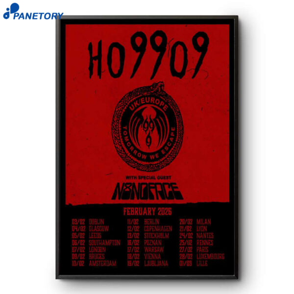 Horror February 2026 Tour Poster