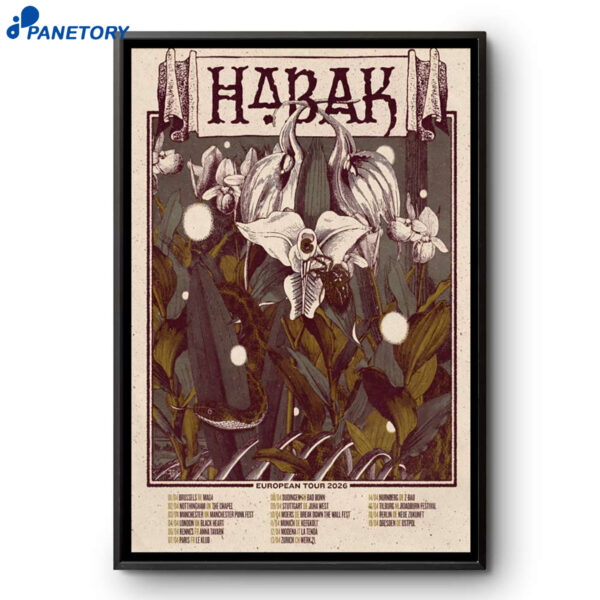 Habak EU Tour 2026 Poster