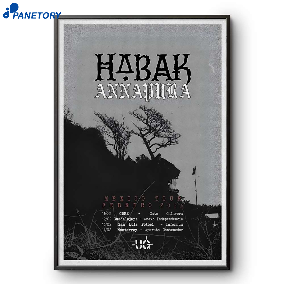 Habak Mexico Febrero Tour 2026 Poster 2 Habak Mexico Febrero Tour 2026 Poster