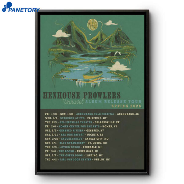 Henhouse Prowlers Spring Tour 2026 Poster