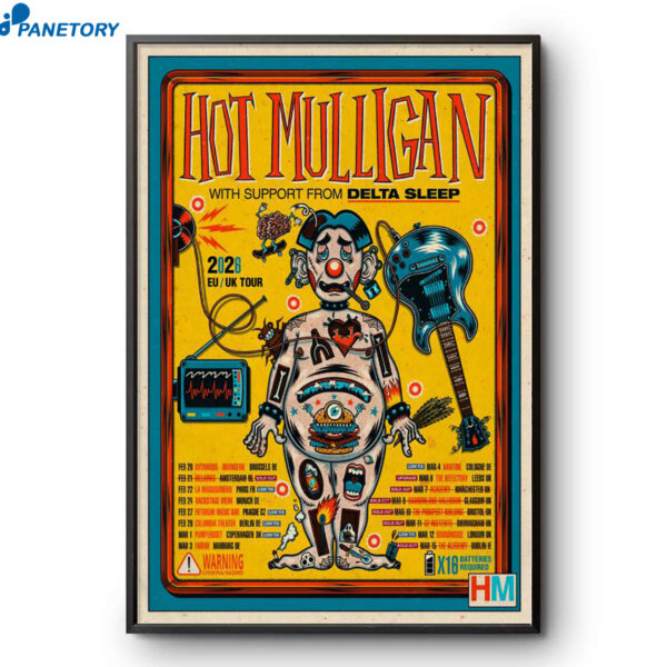 Hot Mulligan With Delta Sleep EU-UKShows 2026 Poster